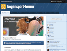 Tablet Screenshot of bogensport-forum.net